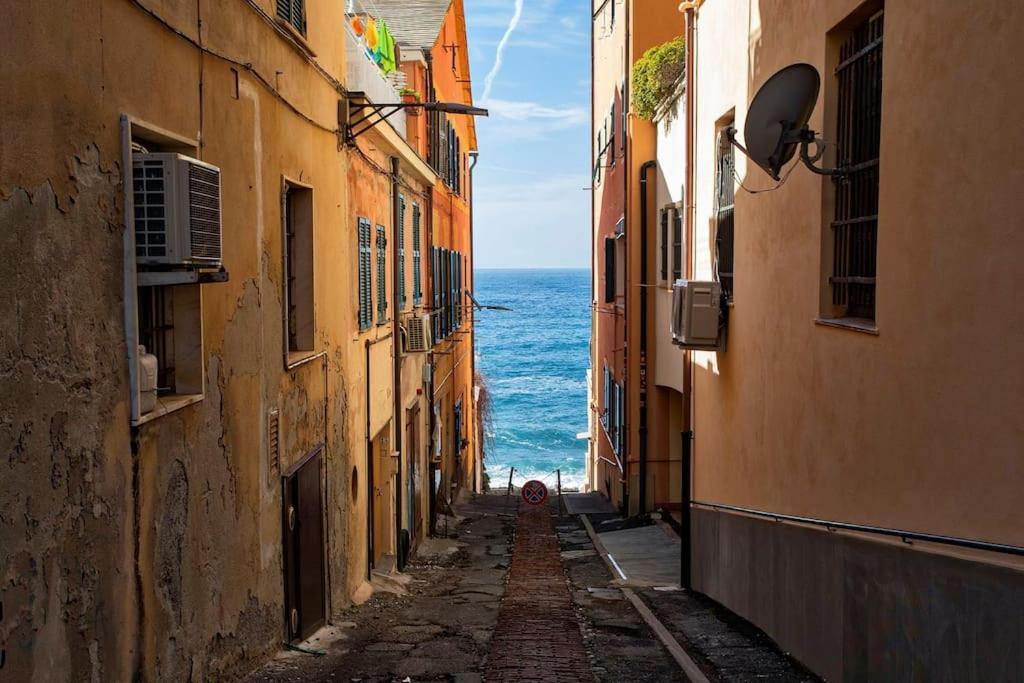 Dalla Spiaggetta A Quinto Genua Buitenkant foto