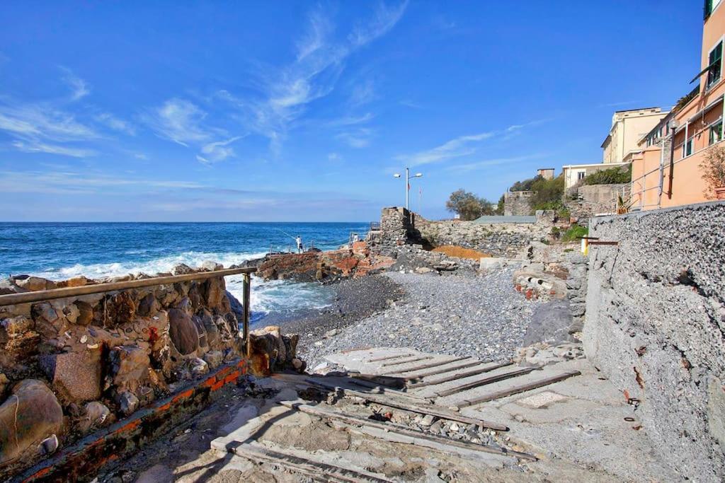 Dalla Spiaggetta A Quinto Genua Buitenkant foto